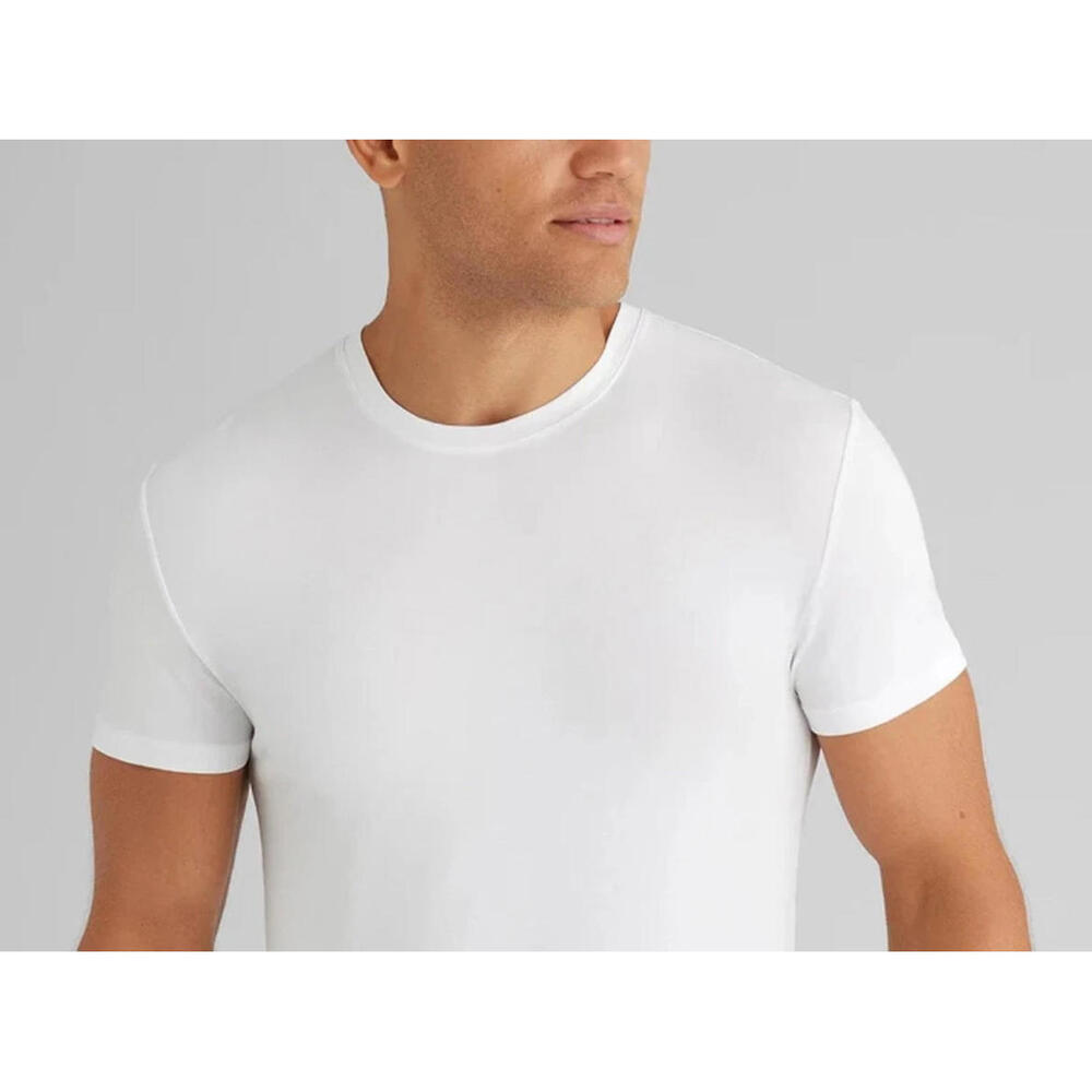1 TOMMY JOHN STAY TUCKED MICRO MODAL  UNDERSHIRT- WHITE- SIZE L